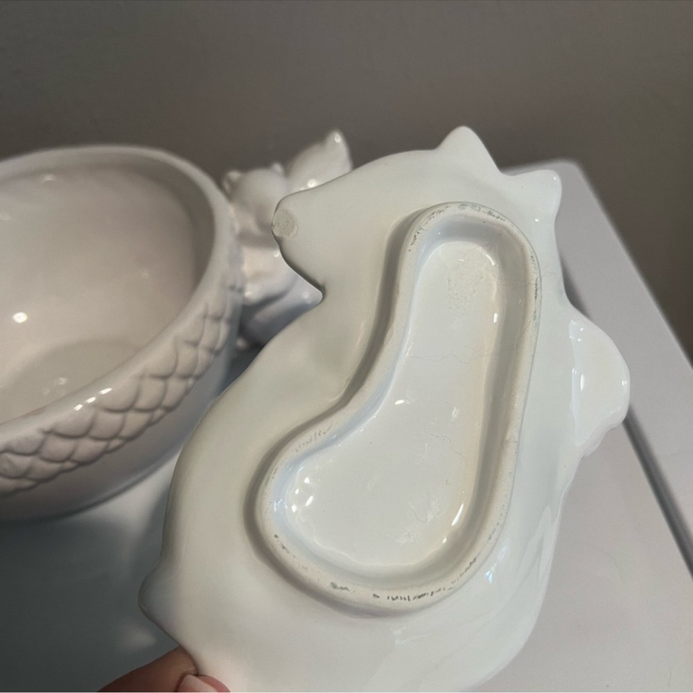White Ceramic Kitchen Accessories Set - Picture 5 of 8
